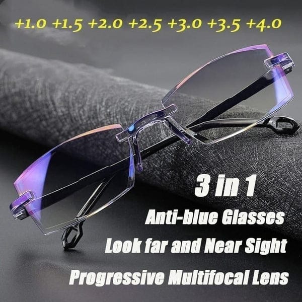 Buy 1 Get 1 Anti-blue Progressive Far And Near Dual-Use Reading Glasses @ Just Rs. 599/-